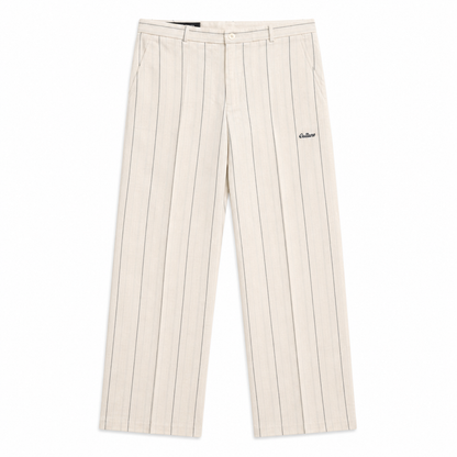 Summer Striped Pants - Offwhite