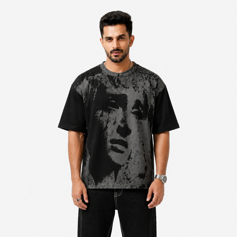 Charcoal Wing Graphic Tee