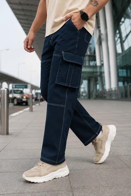 Men's Straight Fit Cargo Pants