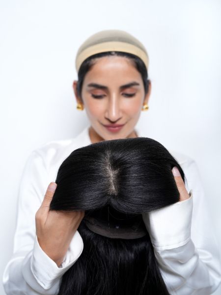 Full Head Wig â Silk Base â Human Hair