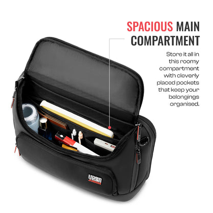 City stride Satchel -Black-Cabin | Urban Jungle at Broadway