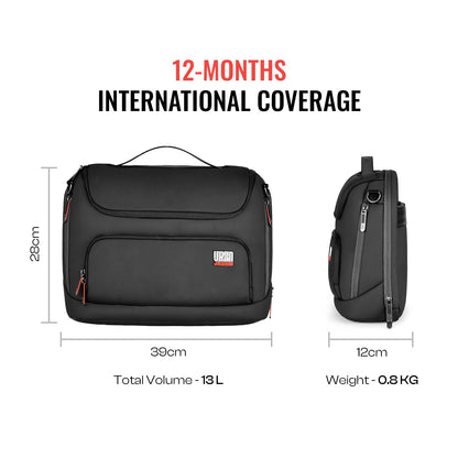 City stride Satchel -Black-Cabin | Urban Jungle at Broadway
