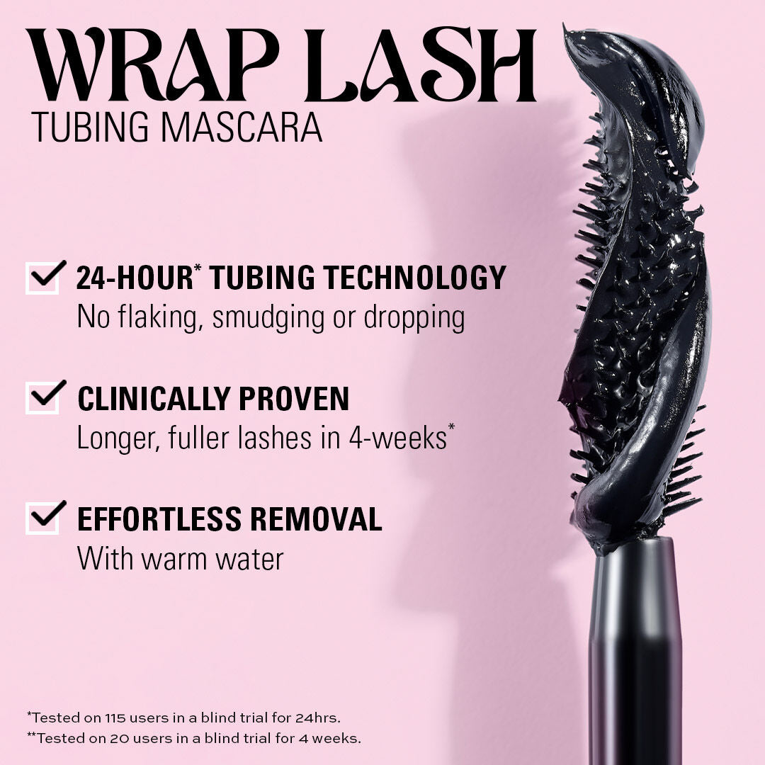 Revolution Wrap Lash Tubing Mascara - Black | Makeup Revolution at Broadway
