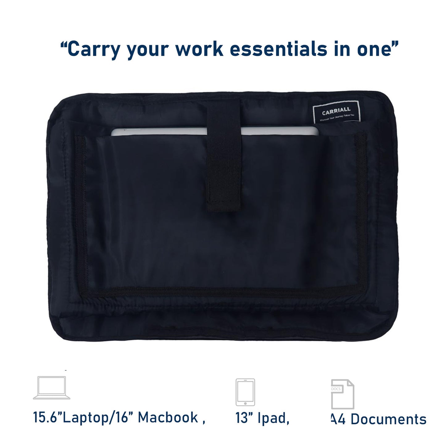 Carriall CLARO Laptop Messenger Bag (Grey)