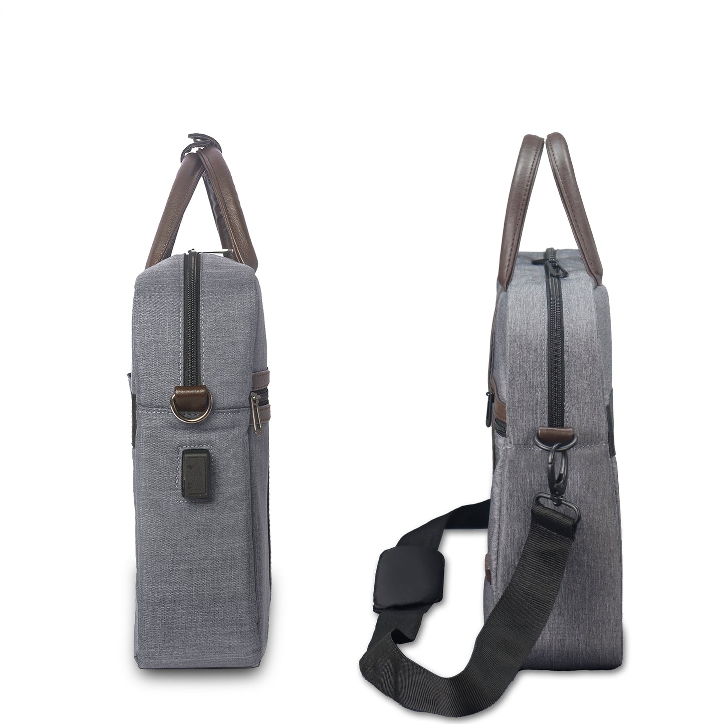 Carriall CLARO Laptop Messenger Bag (Grey)
