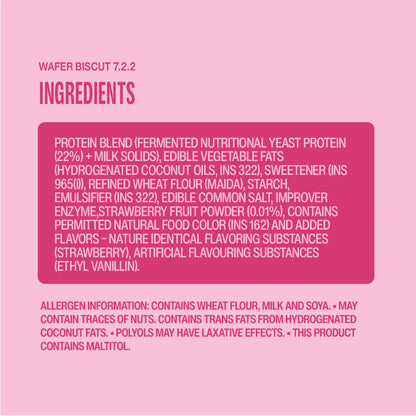 SuperYou Strawberry Protein Wafer Bars (Pack of 10)