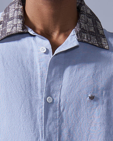 RWDY COLLAR KURTA | STONE GREY