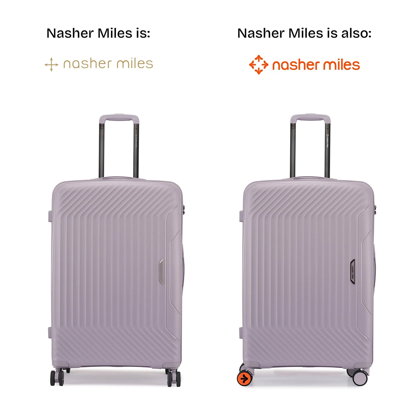 Nasher Miles Coorg Hard-Sided Polypropylene Check-in Luggage Grey 28 inch |75 Trolley Bag