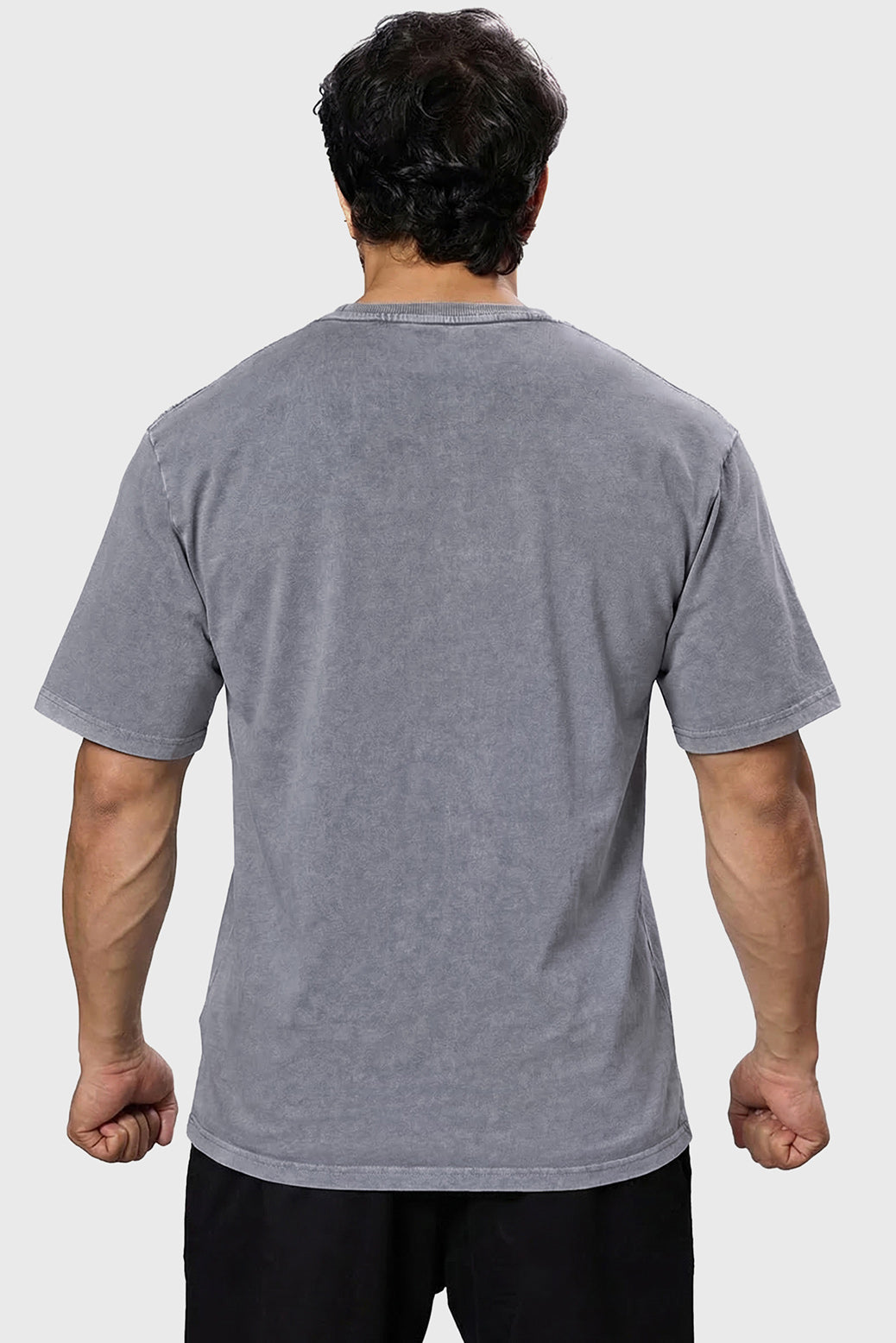 Concrete Soul Washed Oversized T-shirt Light Grey
