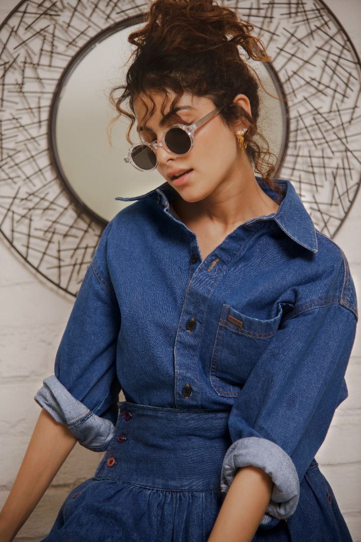 RWDY OFF-DUTY DENIM SHIRT | CLASSIC BLUE | RWDY at Broadway