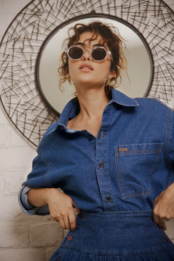 RWDY OFF-DUTY DENIM SHIRT | CLASSIC BLUE