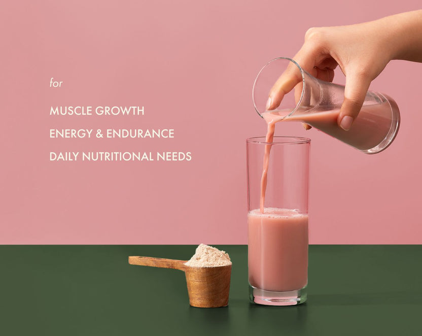 No-Nonsense Plant Protein Strawberry | COSMIX at Broadway