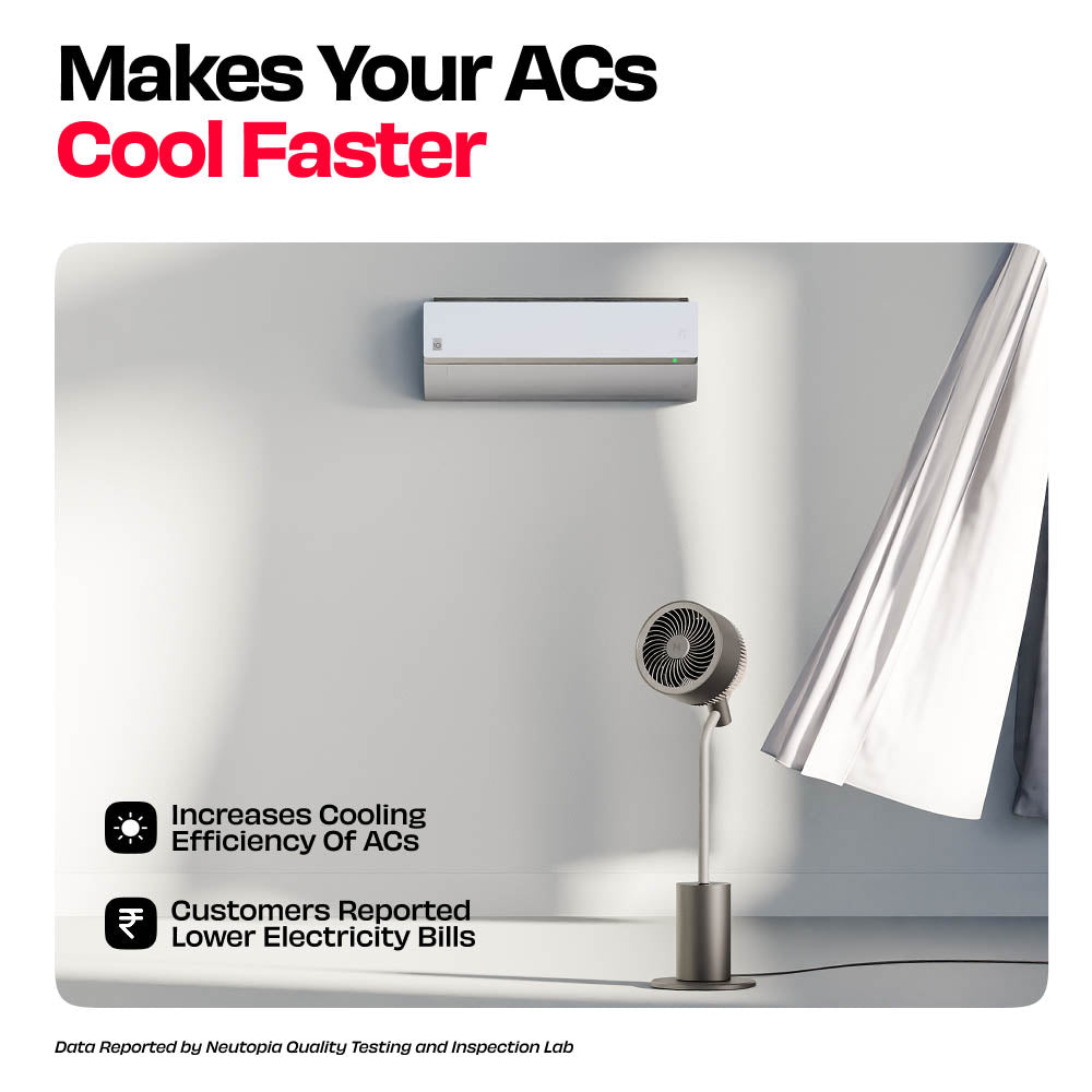 Nuuk Halo v2  3D Air Circulation Fan with Mood Lamp