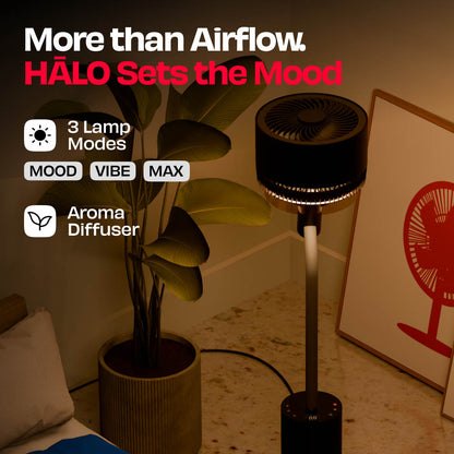 Nuuk Halo v2  3D Air Circulation Fan with Mood Lamp