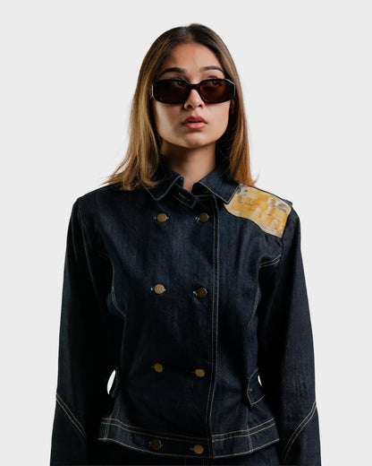 Modern Chaupar Denim Jacket