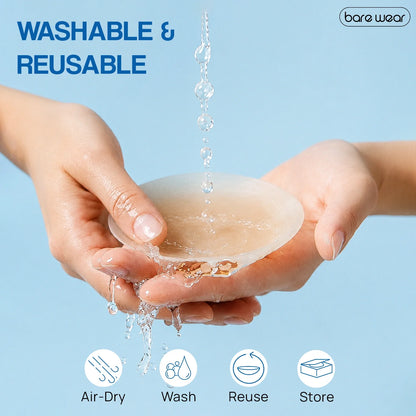 Non-Adhesive Reusable Nipple Covers + (10 cm)