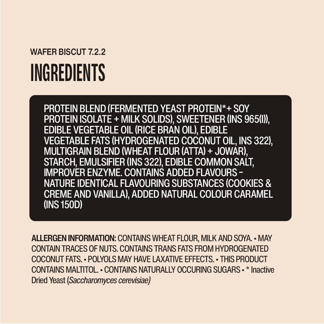 Superyou Protein Wafer Mini Bars - Cookie and cream