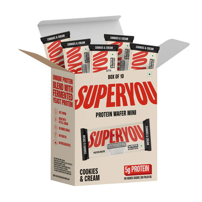 Superyou Protein Wafer Mini Bars - Cookie and cream