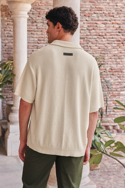 Ivory Oversized Shirt | PrimalGray at Broadway