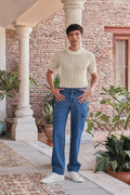 Denim Relaxed Fit Cargo Pant - Denim | PrimalGray at Broadway