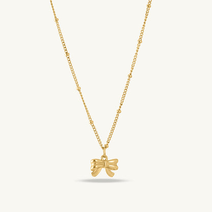 Bow Pendant Necklace