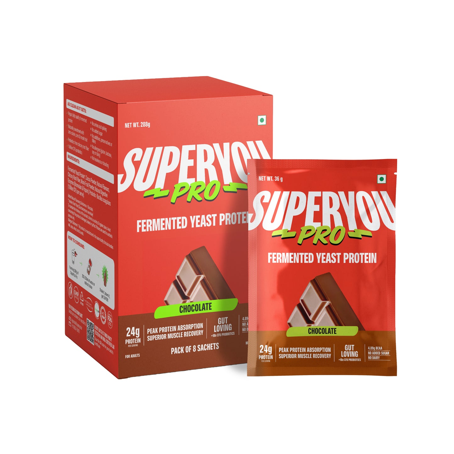 Superyou Pro Fermented Yeast Protein(Pack of 8)