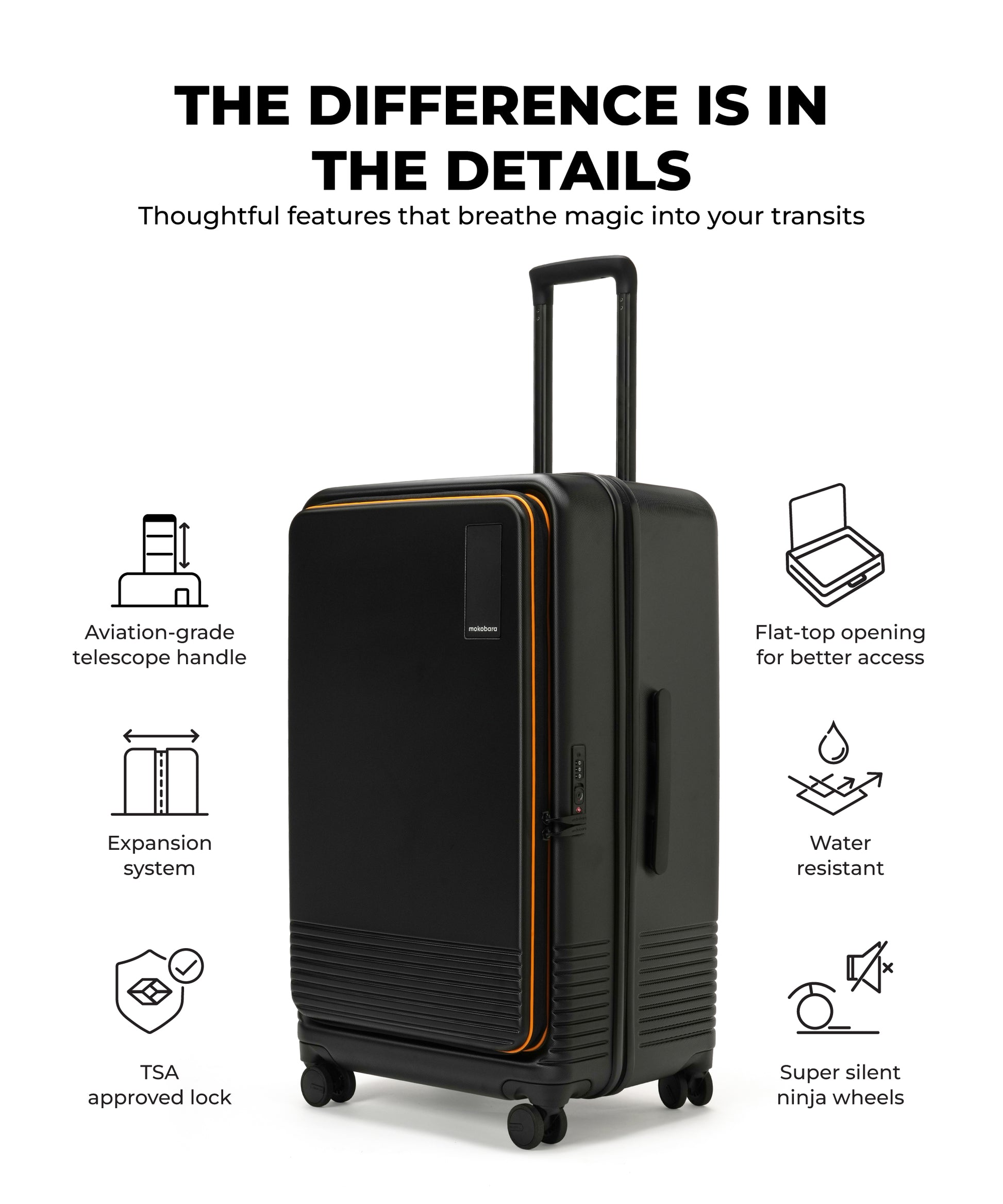 The Access Check-in Large Luggage | Mokobara at Broadway