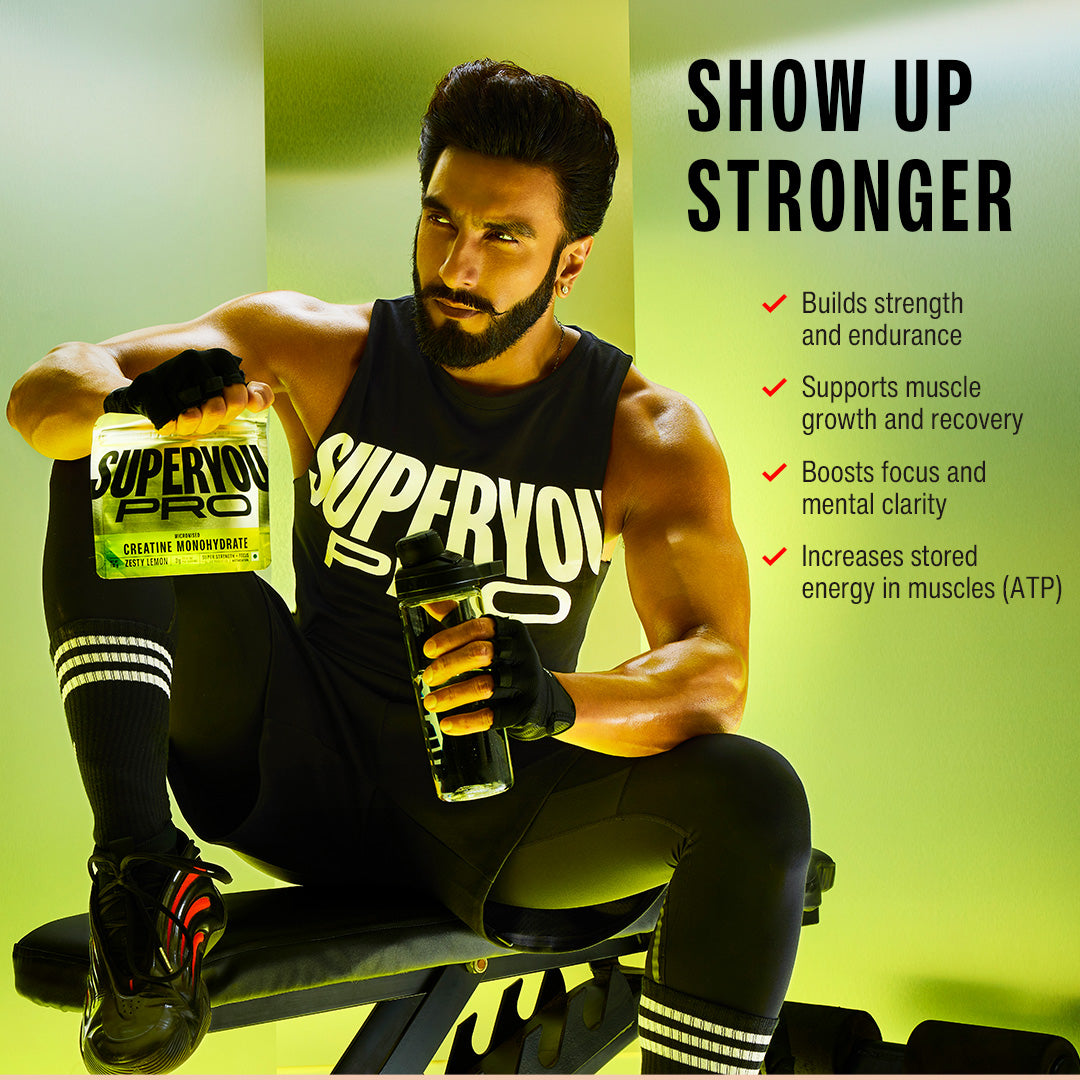 Creatine Monohydrate 112g - Zesty Lemon | SUPERYOU at Broadway