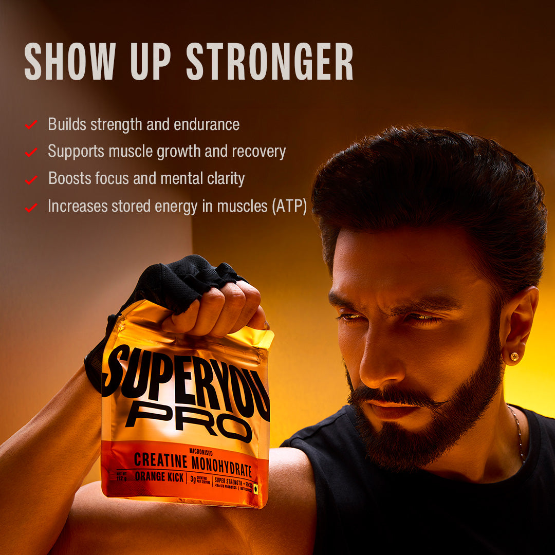 Creatine Monohydrate 112g - Orange Kick | SUPERYOU at Broadway