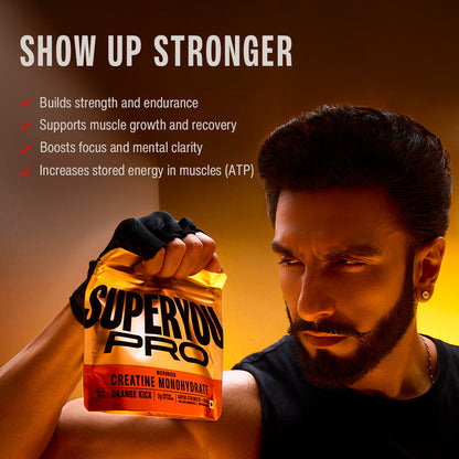 Creatine Monohydrate 112g - Orange Kick | SUPERYOU at Broadway