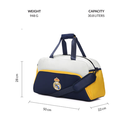CARRIALL | REAL MADRID - Crest Travel Duffle Bag (Navy Blue)