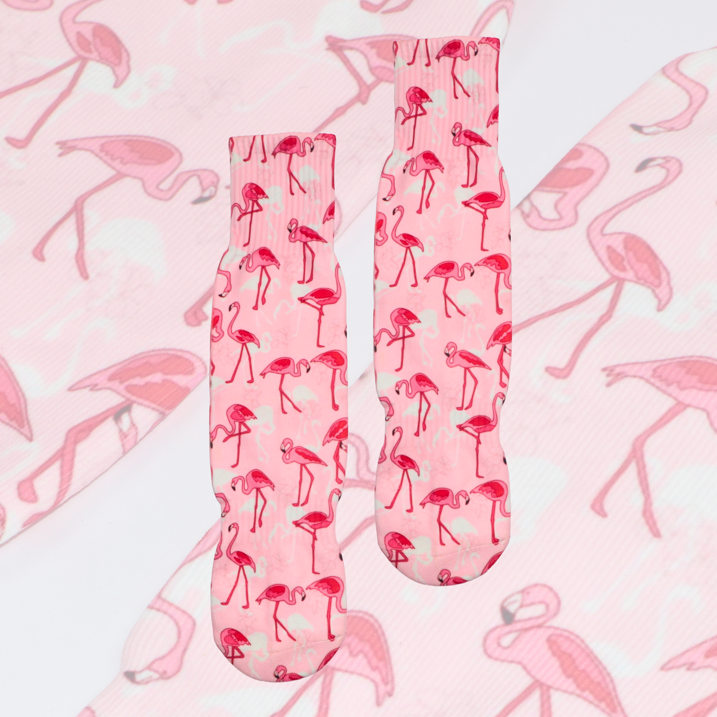 Flamingo Frenzy Socks | The Boring Socks at Broadway