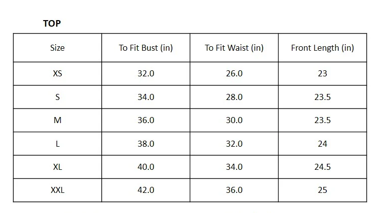 Size Guide