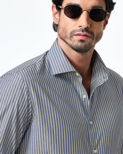 The Kingsley Stripes Nautical Dress Shirt
