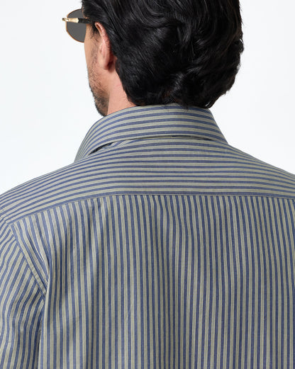 The Kingsley Stripes Nautical Dress Shirt