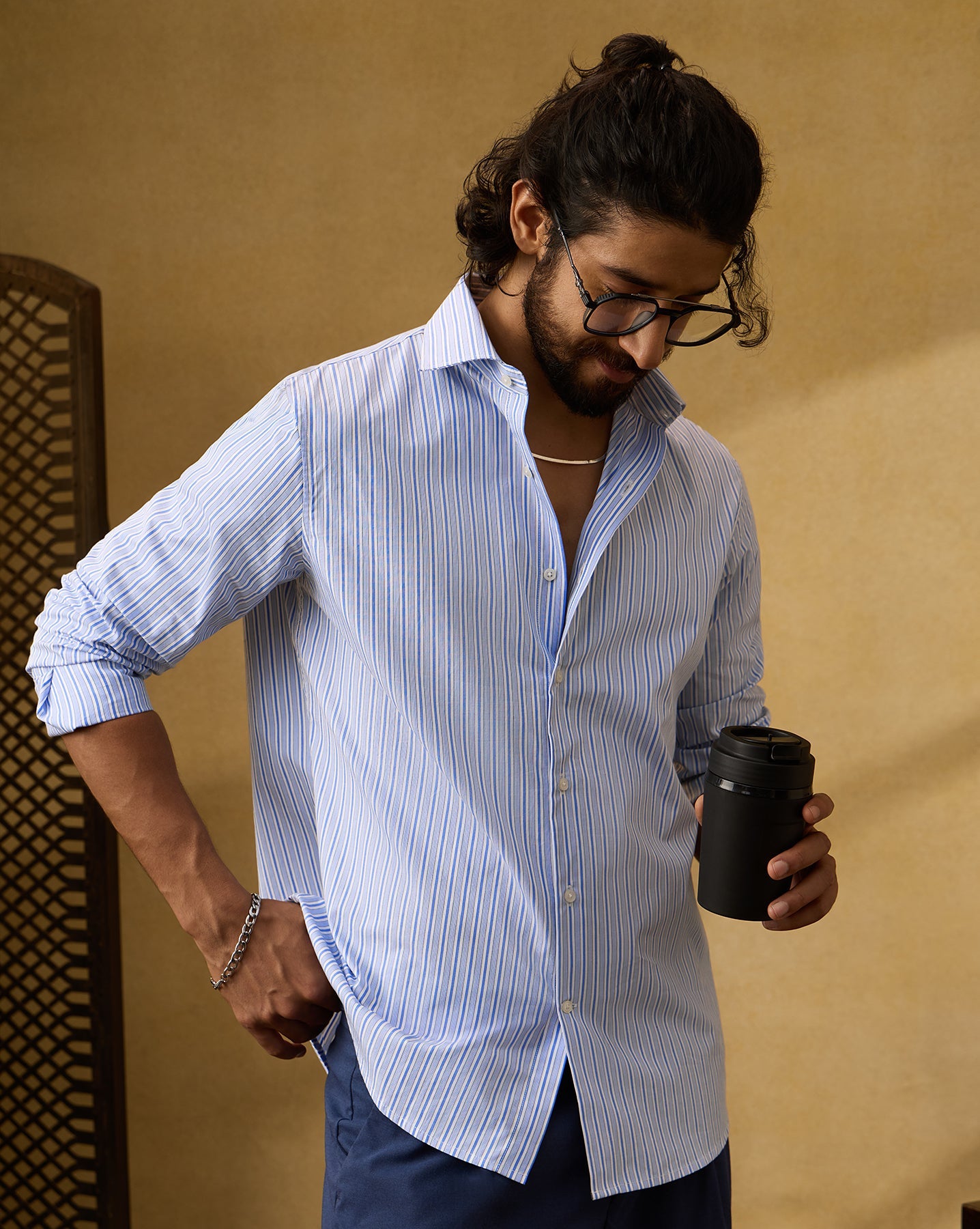 The Kingsley Stripes Skyline Dress Shirt