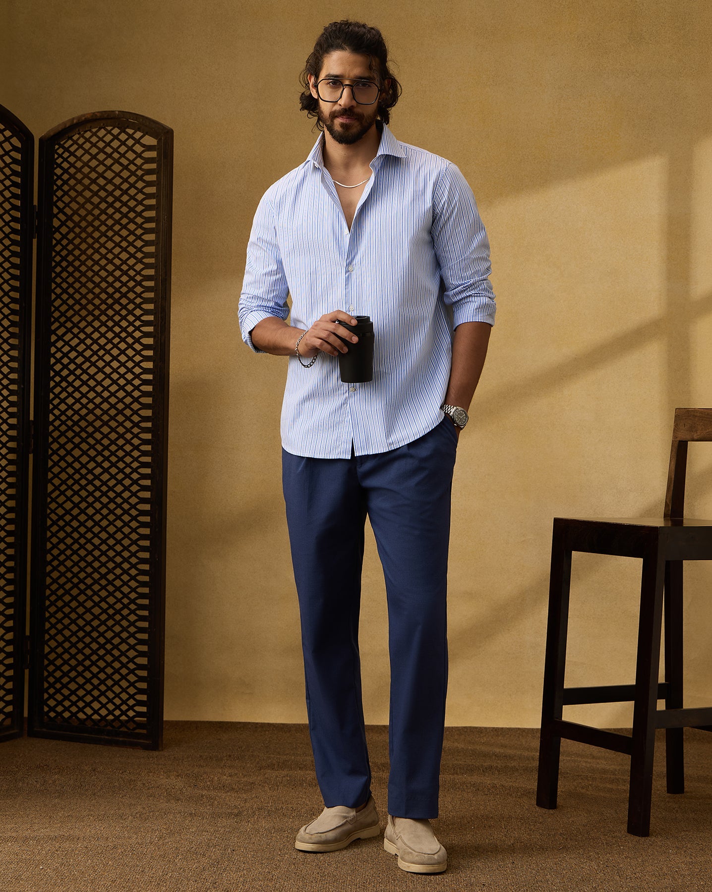 The Kingsley Stripes Skyline Dress Shirt