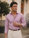 The Kingsley Stripes Ruby Dress Shirt