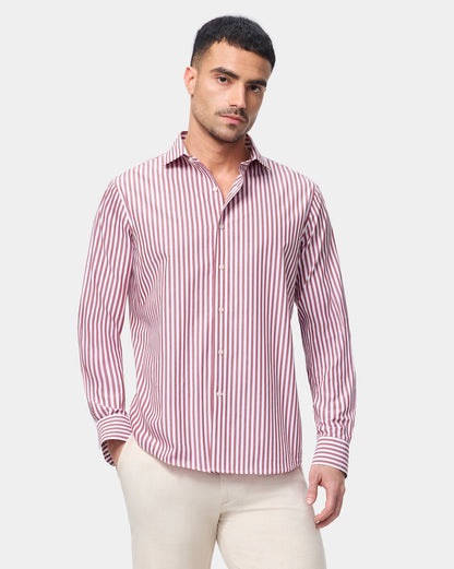 The Kingsley Stripes Ruby Dress Shirt