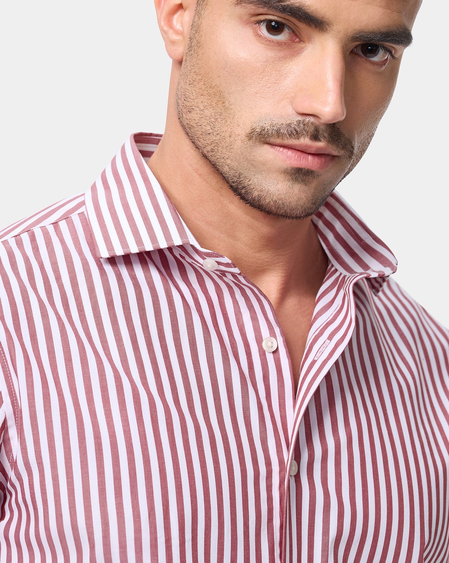The Kingsley Stripes Ruby Dress Shirt