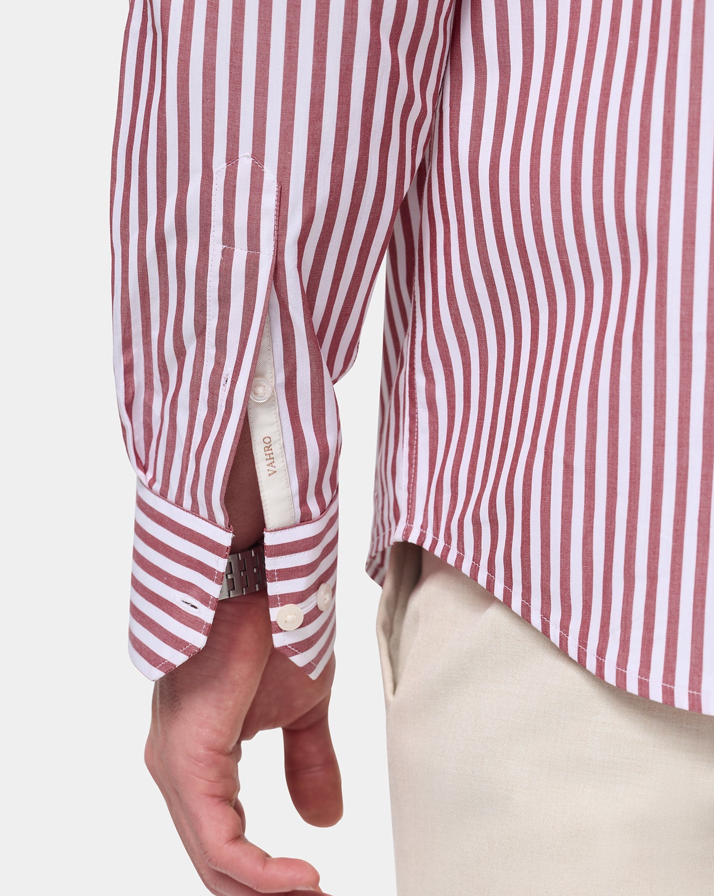 The Kingsley Stripes Ruby Dress Shirt