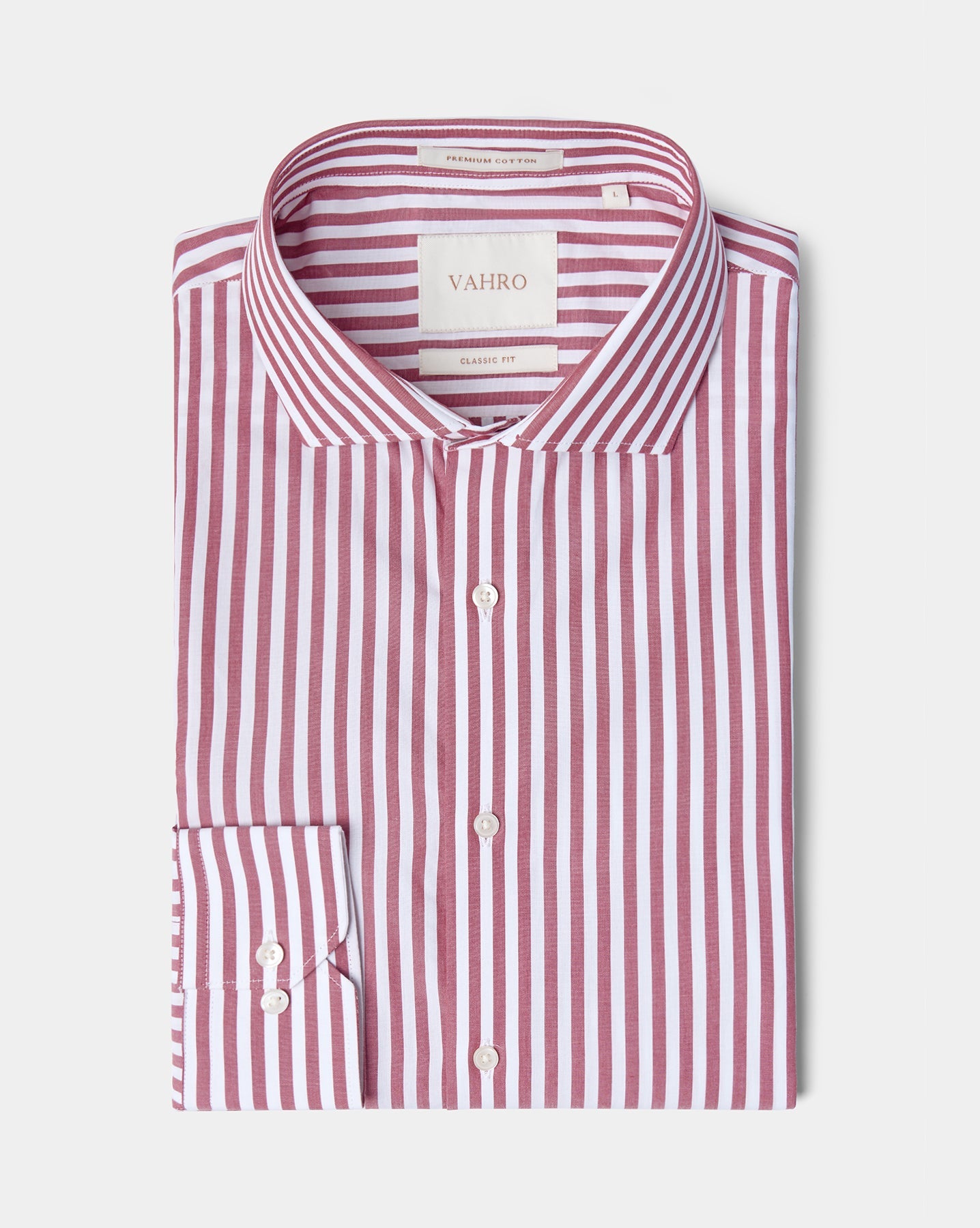 The Kingsley Stripes Ruby Dress Shirt