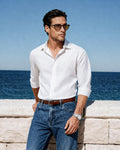The Kingsley Stripes Cream Dress Shirt
