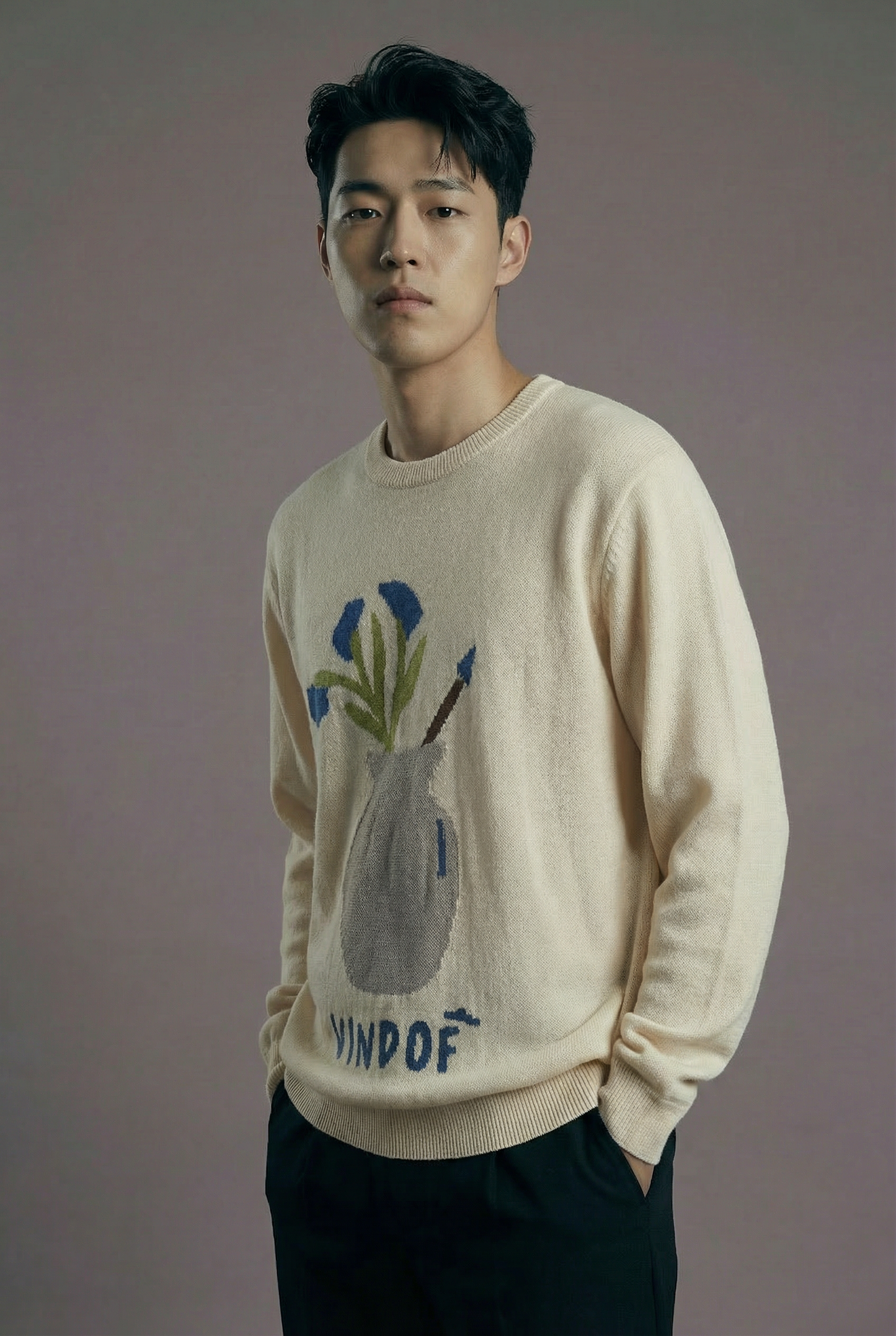 Vase Jacquard Sweater