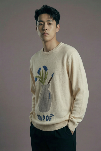 Vase Jacquard Sweater