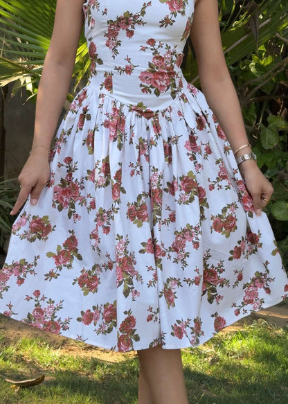Rose bunch dress