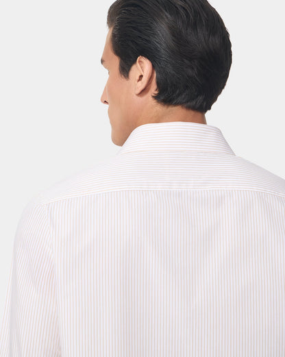 The Kingsley Stripes Cream Dress Shirt