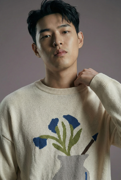 Vase Jacquard Sweater
