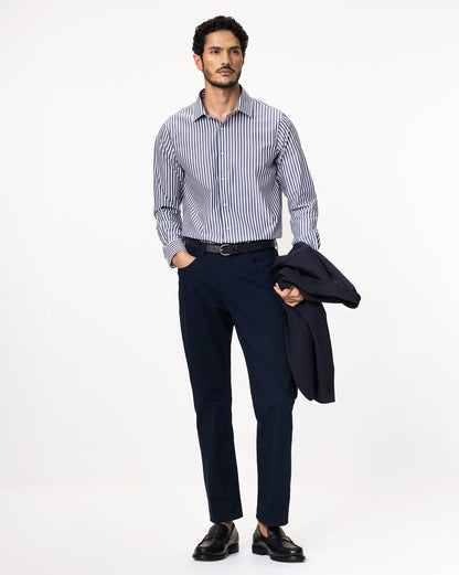 The Kingsley Stripes Checkmate Dress Shirt
