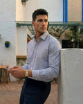 The Kingsley Stripes Checkmate Dress Shirt
